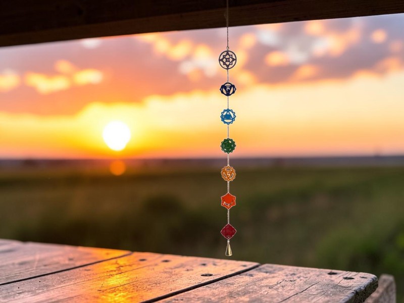COLGANTE 7 CHAKRAS 120cm
