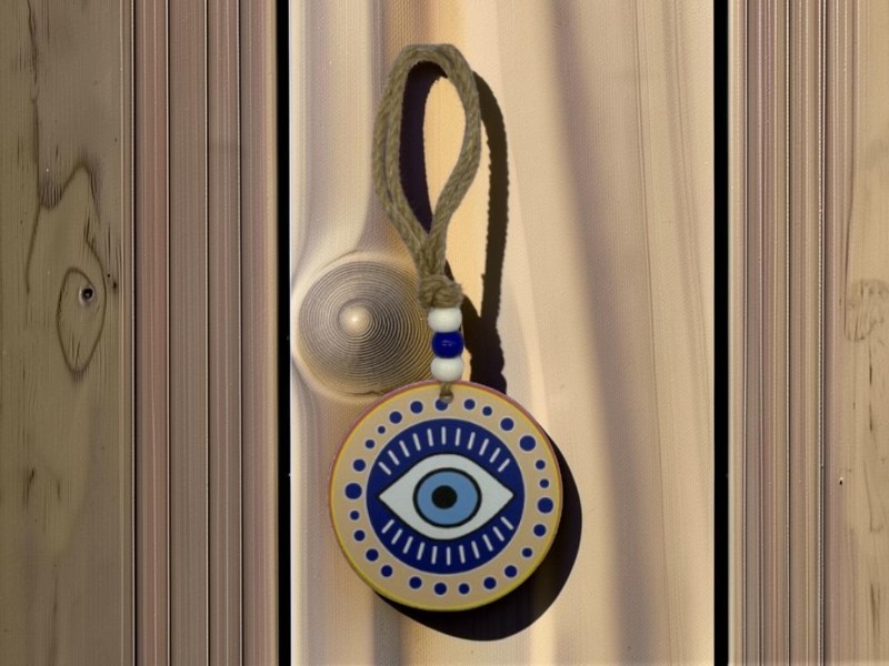 COLGANTE OJO TURCO VIDRIO 8CM D9-006-42